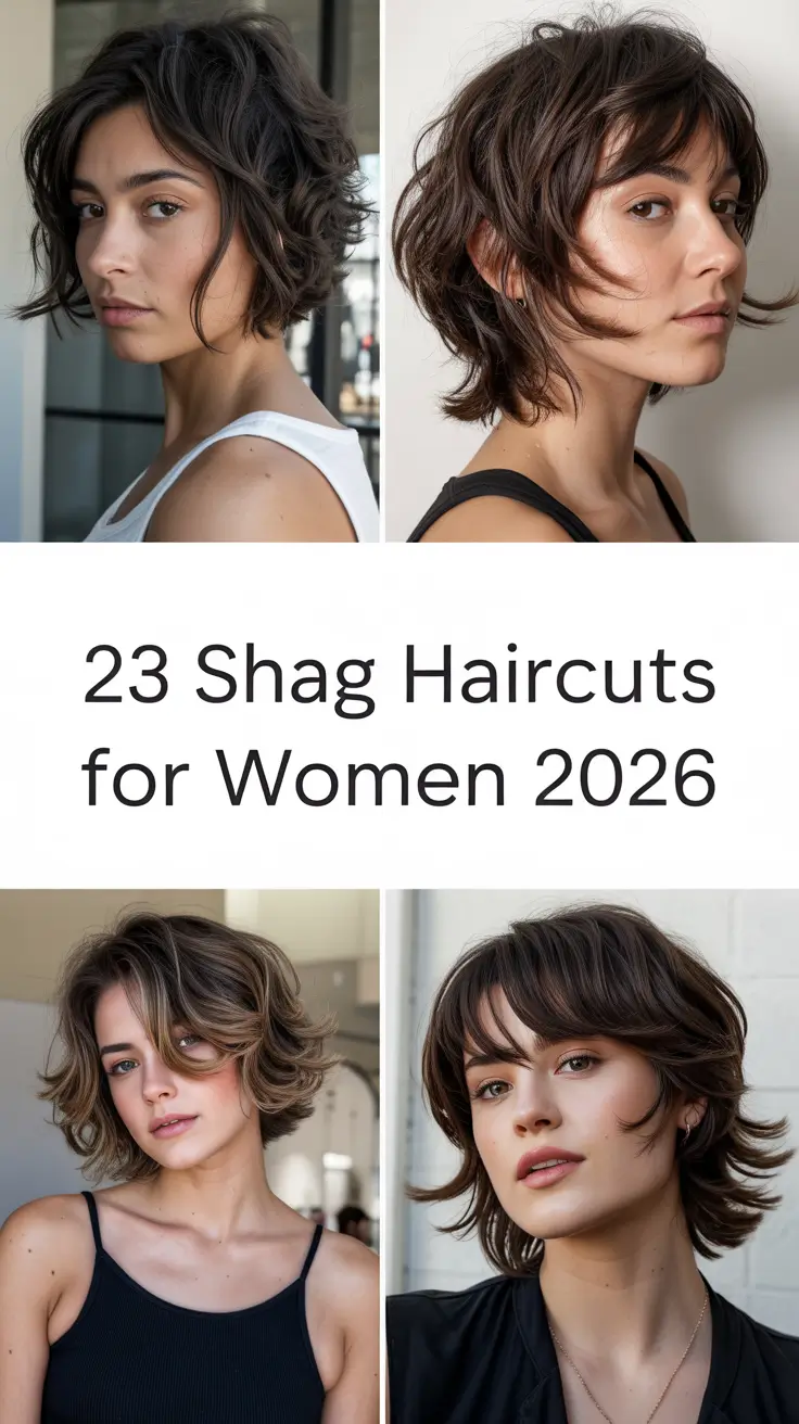 Shag Haircuts for Women 2026: Modern, Soft, and Chic Styles to Try This Year