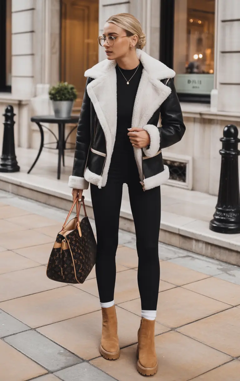 fashion outfits 2026 trends winter Shearling Streetwear With Luxe Everyday Appeal