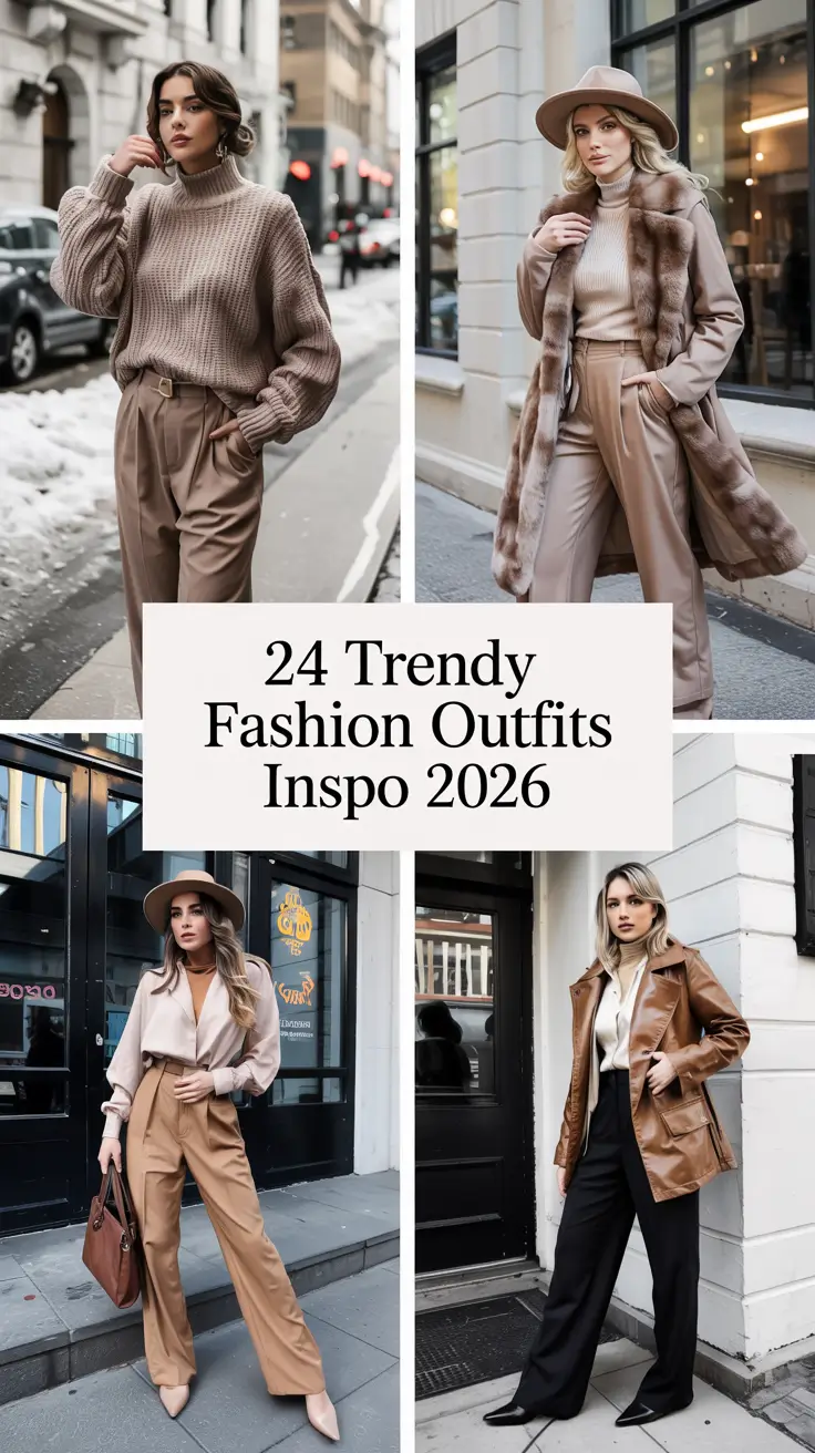 Trendy Fashion Outfits Inspo 2026: Aesthetic & Everyday Style Ideas