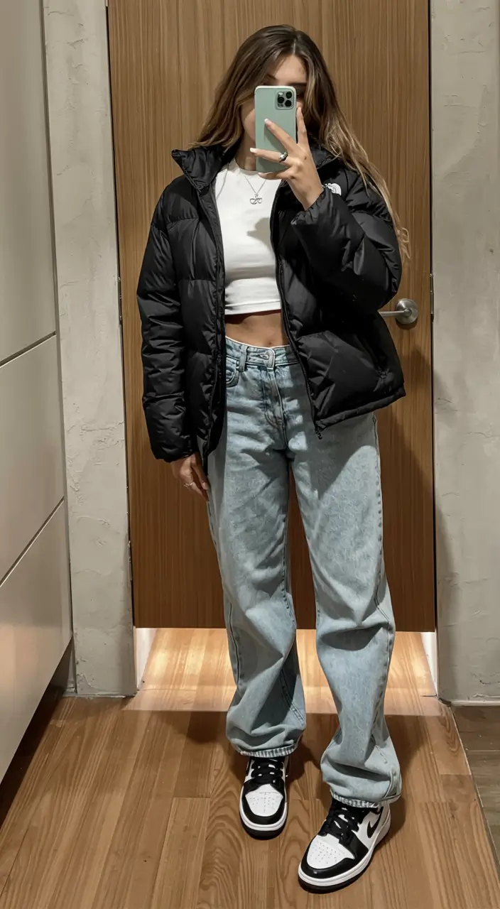 Trendy outfits with sneakers 2026 Urban Warmth With Sporty Energy