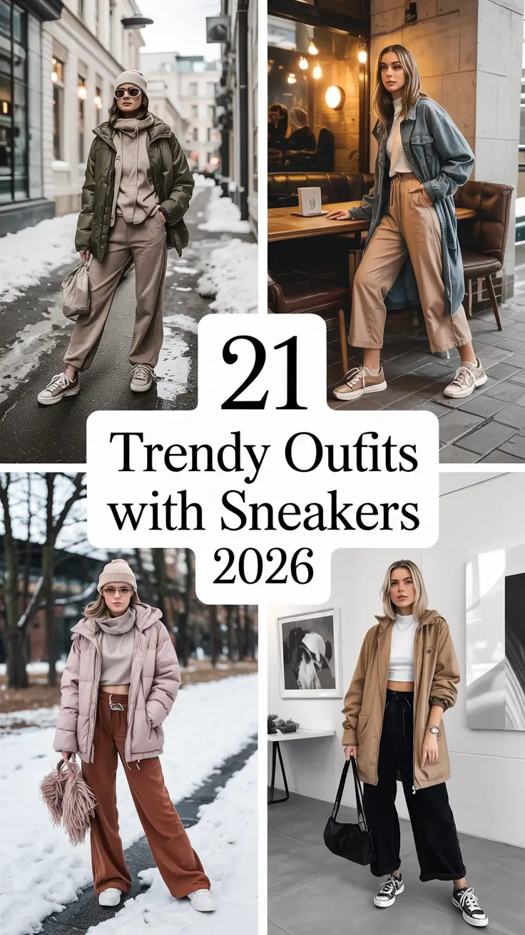 Trendy Outfits With Sneakers 2026: Fresh Style Ideas for Women This Year