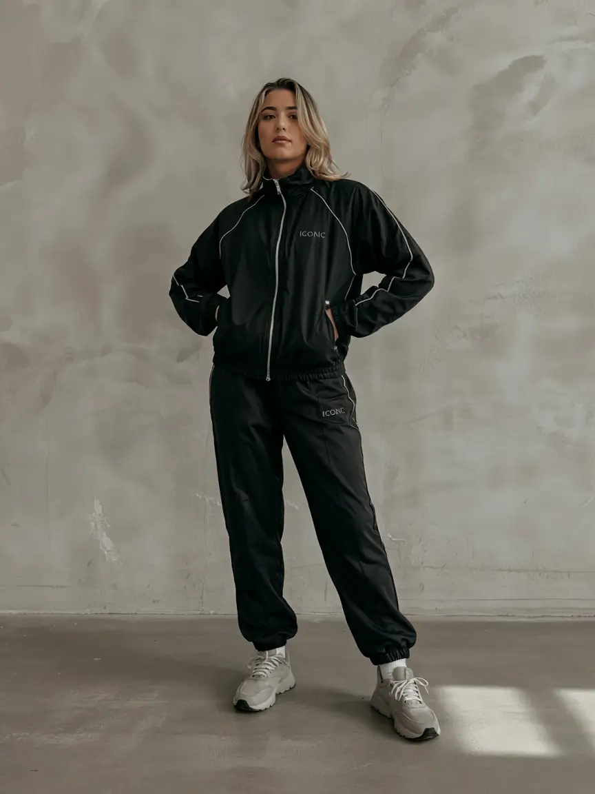 trendy outfits 2026 Sporty Revival: The Power of Minimal Tracksuits