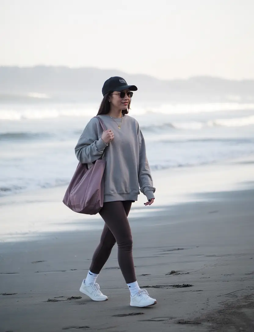 trendy outfits 2026 Coastal Comfort: Soft Layers by the Shore