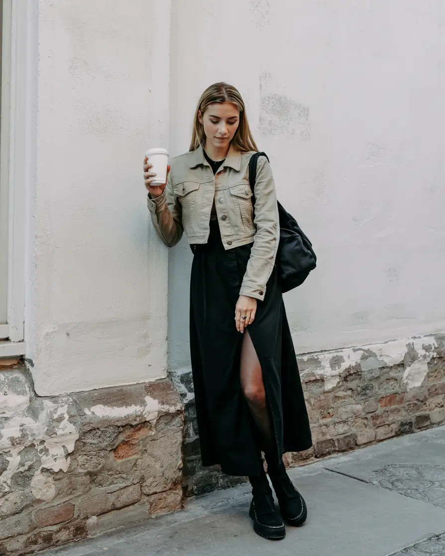 trendy outfits dress to impress Urban Chic With a Feminine Touch