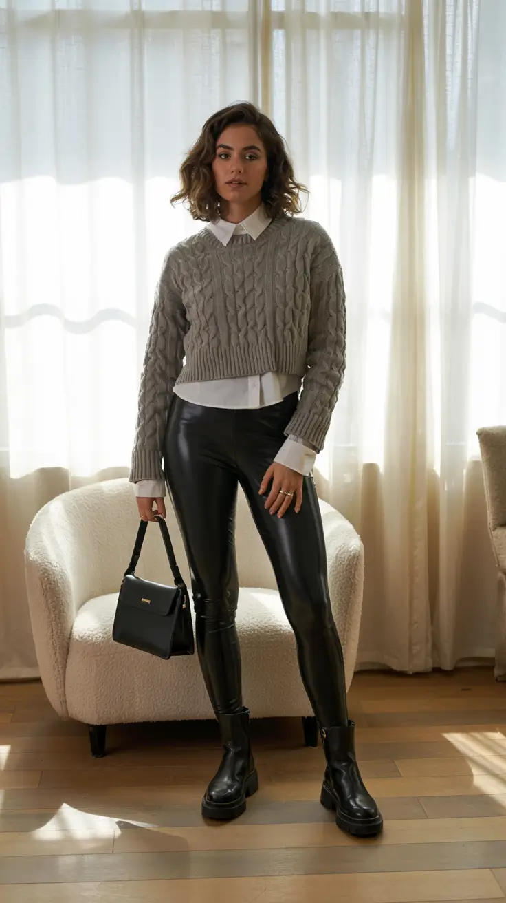 trendy outfits 2026 autumn Classic Layers With a Polished Twist