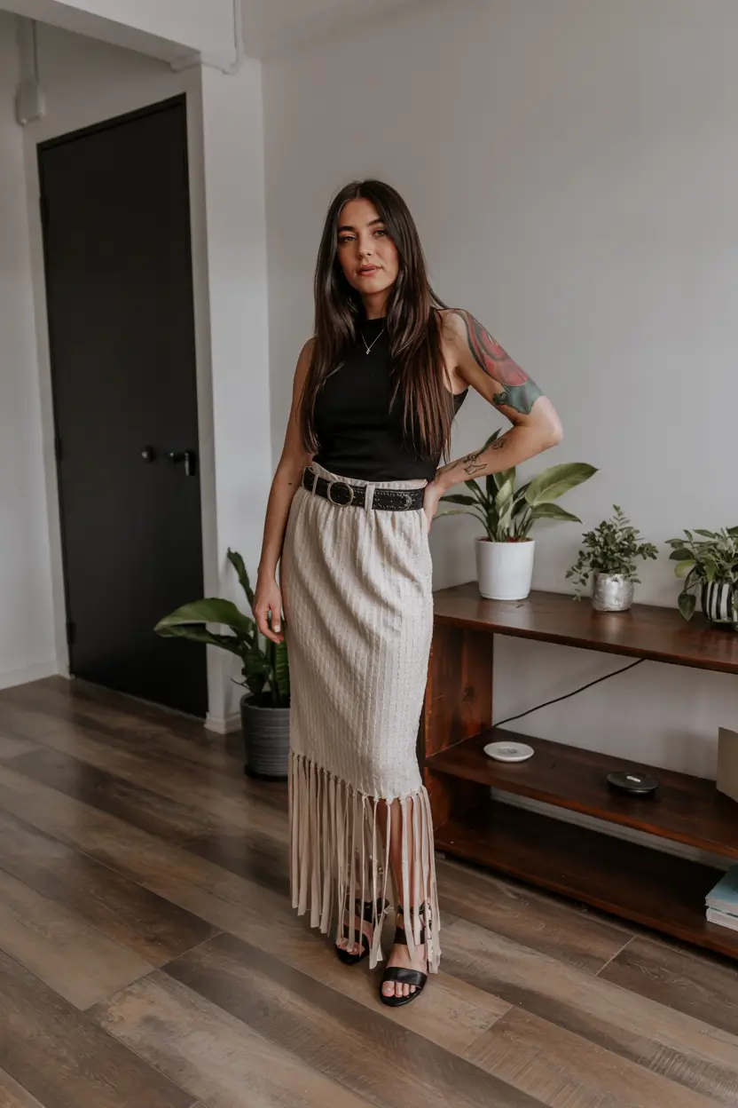 vacation outfits mexico Boho Fringe Revival