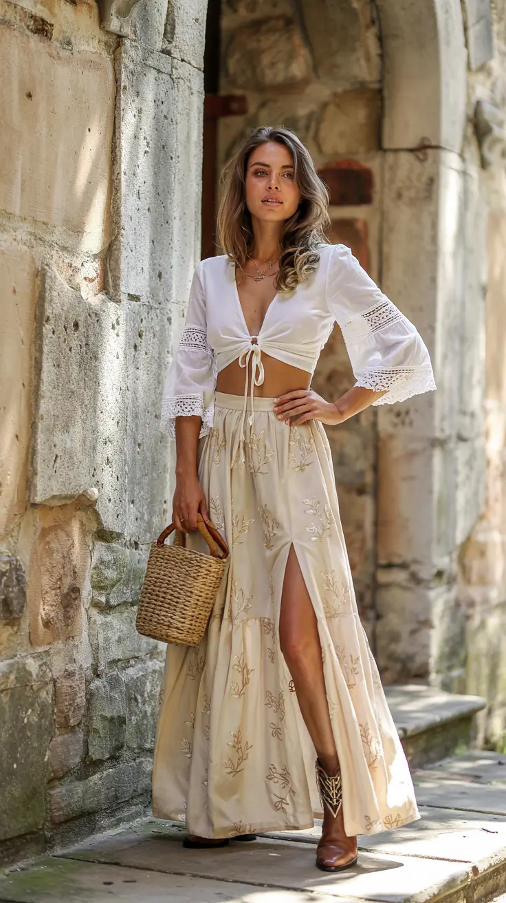 vacation outfits greece Rustic Romance