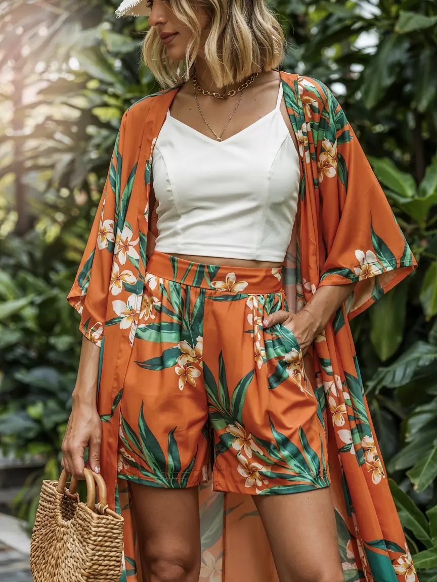 vacation outfits tropical Golden Tropics Energy