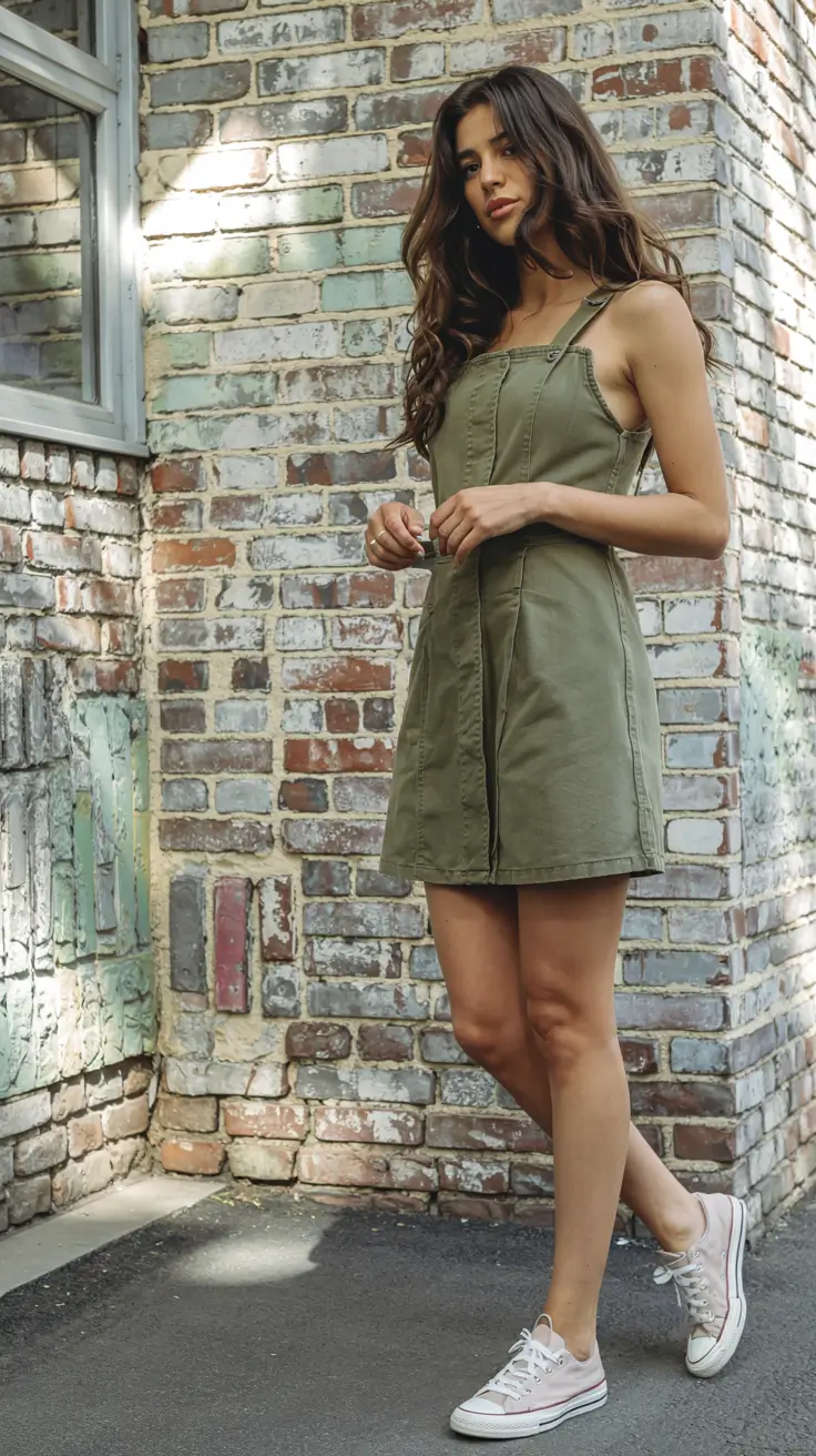 vacation outfits casual Urban Ease in Khaki