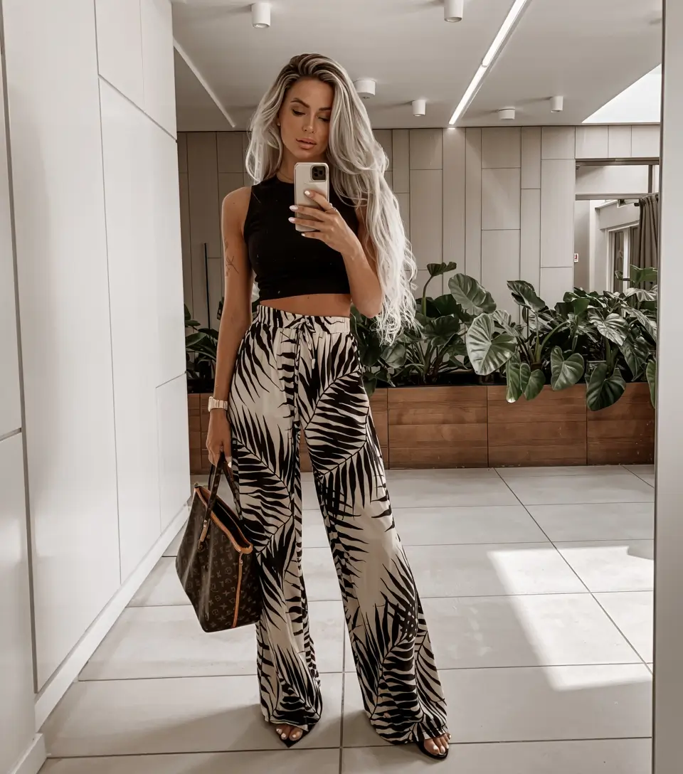 vacation outfits aesthetic Monochrome Jungle