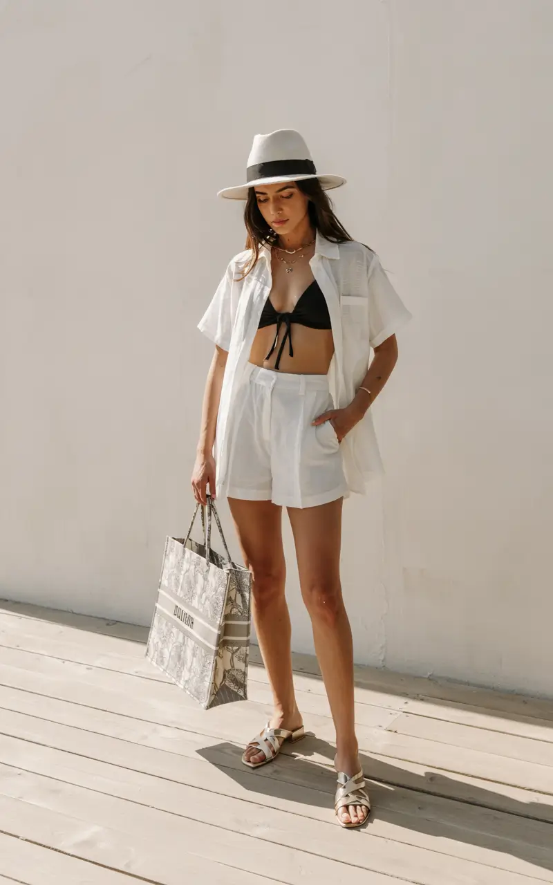 vacation outfits tropical Coastal Minimalist