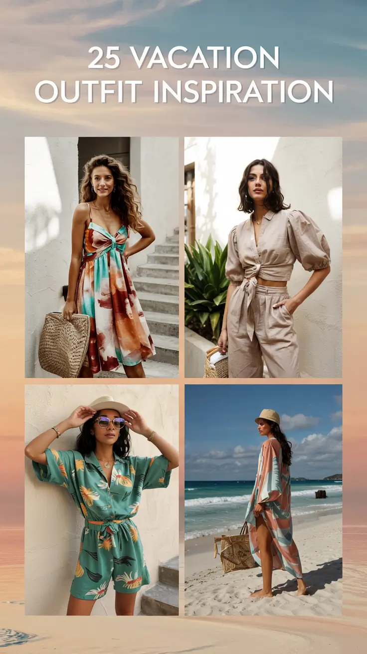 Vacation Outfit Inspiration 2026: Classy & Tropical Looks for Every Beach, City, and Escape