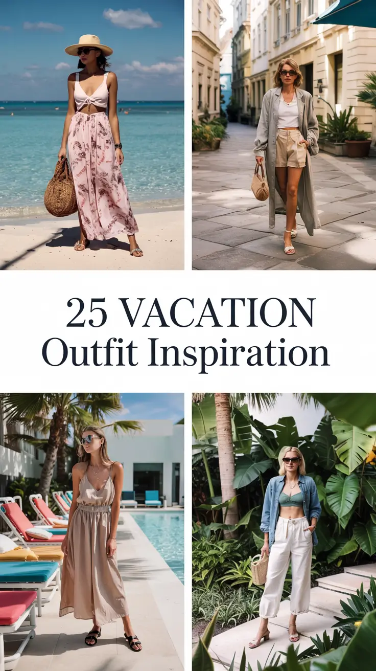 Vacation Outfit Inspiration 2026: Classy & Tropical Looks for Every Beach, City, and Escape