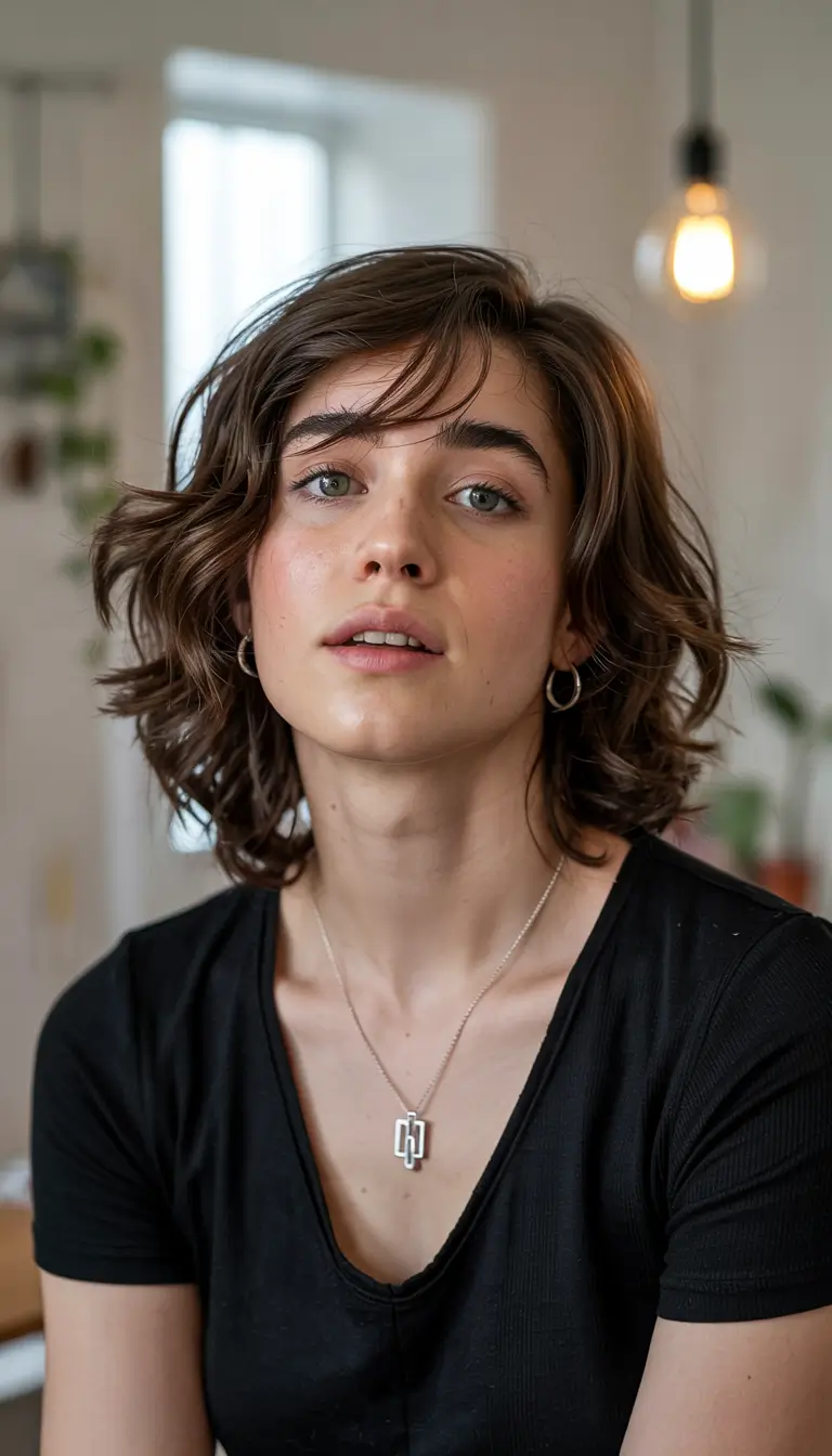 wolf haircut short hair Soft Short Wolf with Airy Layers