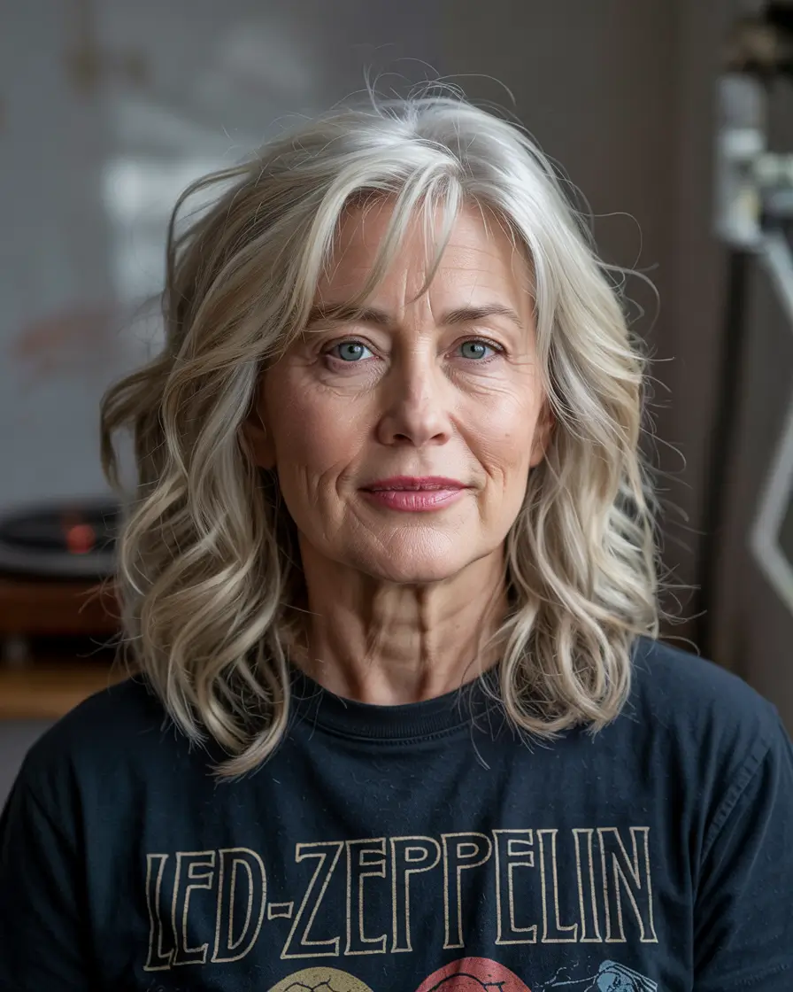Women over 50 haircut inspiration 2026 Silver Rock Shag