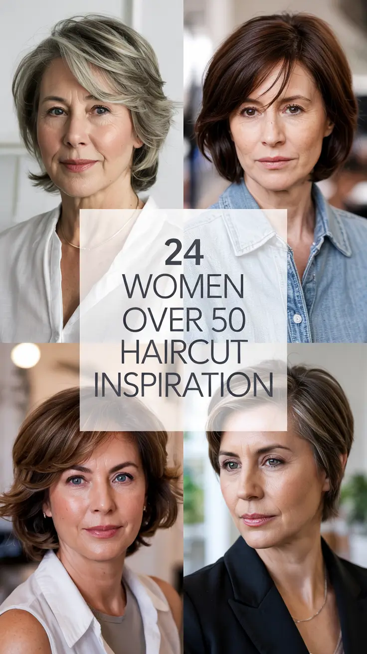 Women Over 50 Haircut Inspiration 2026 – Fresh, Chic, and Ageless Style Ideas