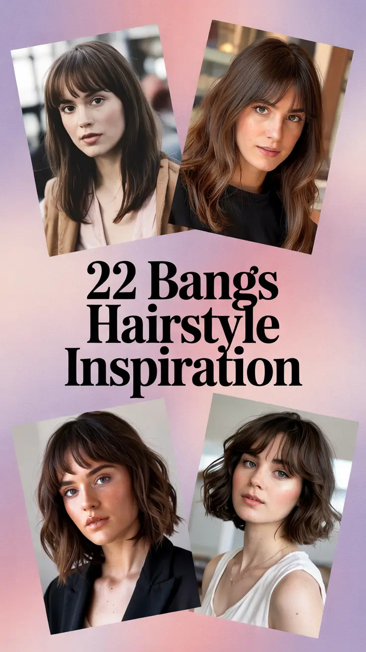 Bangs Hairstyle Inspiration 2026 – Trendy Haircuts with Bangs and Layers for Every Face Shape