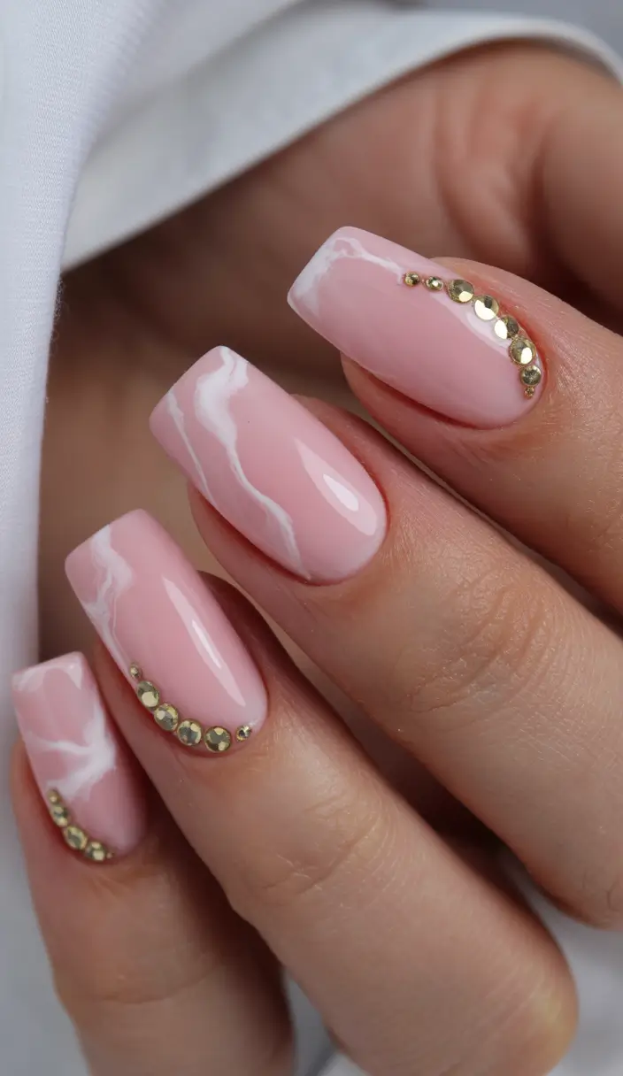 acrylic-nails-2026-Marble-Rose-Luxe