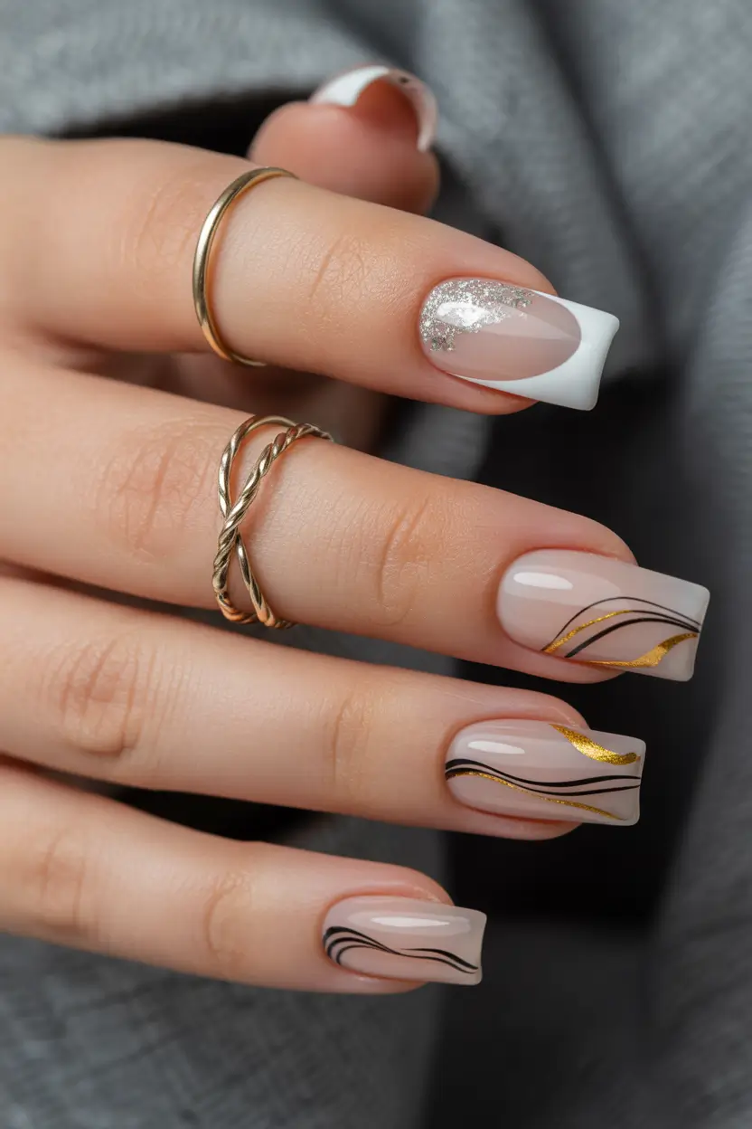 acrylic-nails-2026-Modern-French-Elegance