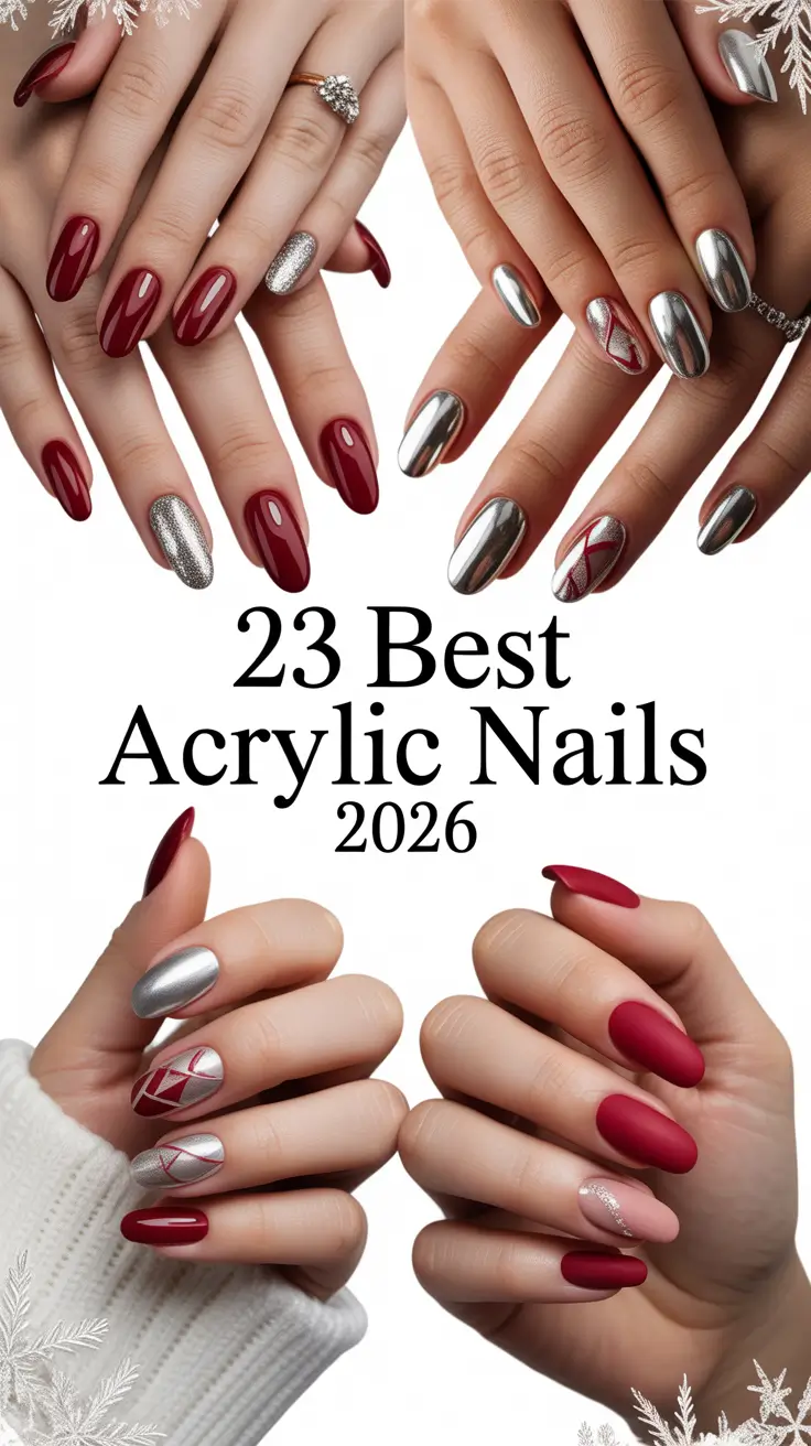Best Acrylic Nails 2026 – Fresh Winter Designs and Trendy Ideas for Every Style