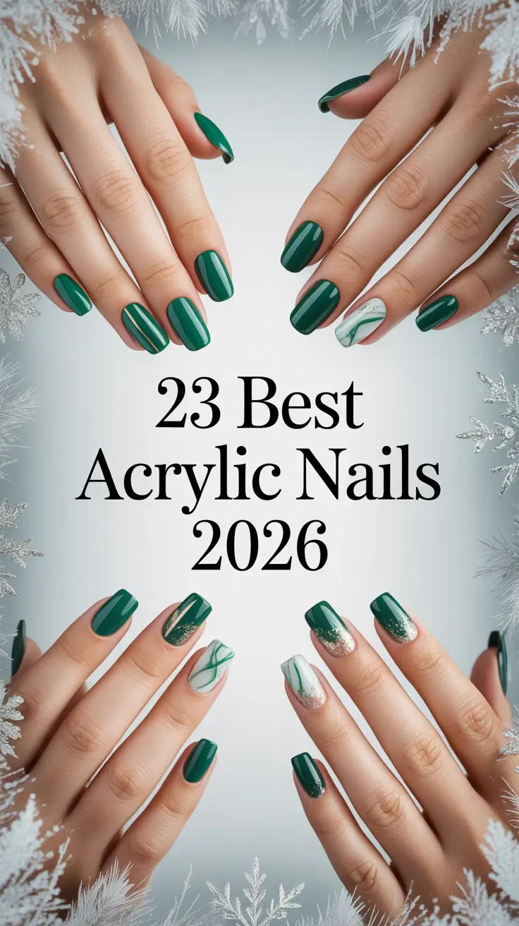 Best Acrylic Nails 2026 – Fresh Winter Designs and Trendy Ideas for Every Style