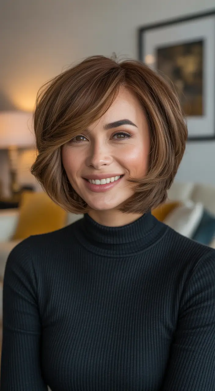 bob hairstyles Glossy Caramel Volume Bob