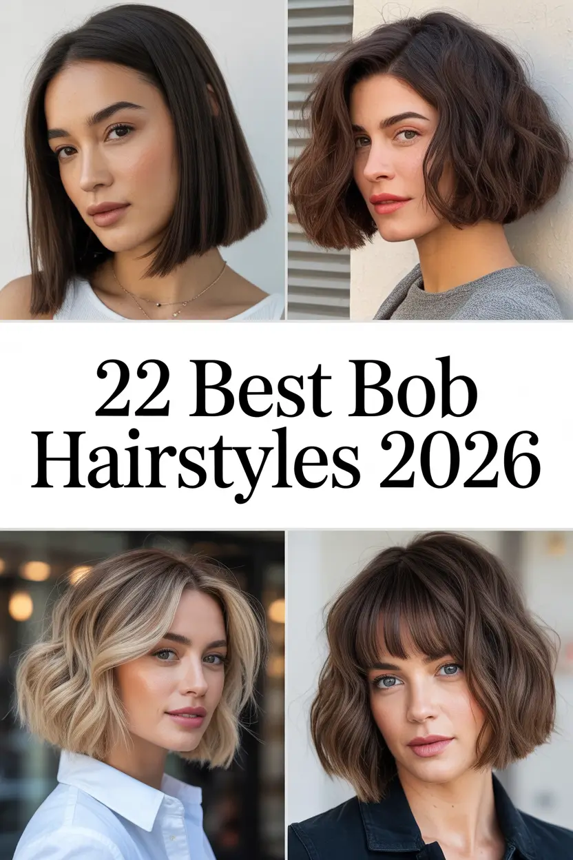 Best Bob Hairstyles 2026 – Fresh, Chic, and Effortlessly Stylish Looks to Try This Year