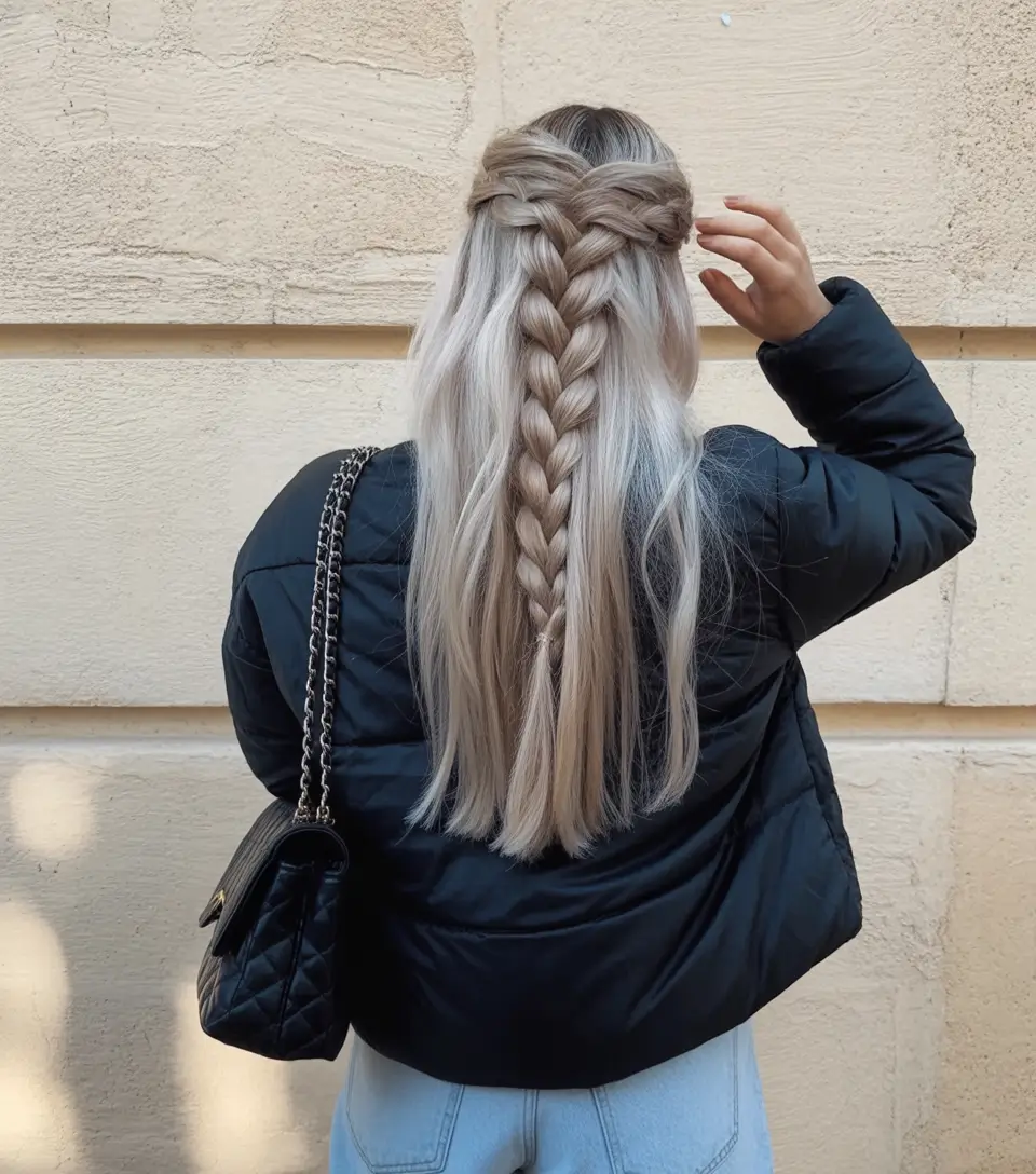 Best quick hairstyles 2026 Half Braided Crown With Loose Lengths