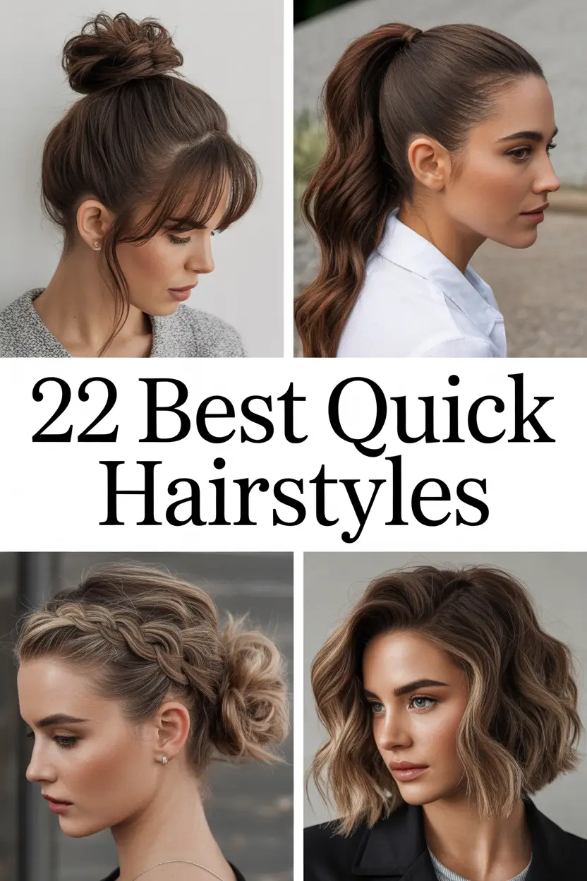 Best Quick Hairstyles 2026 – Fresh Ideas for Every Hair Length and Style