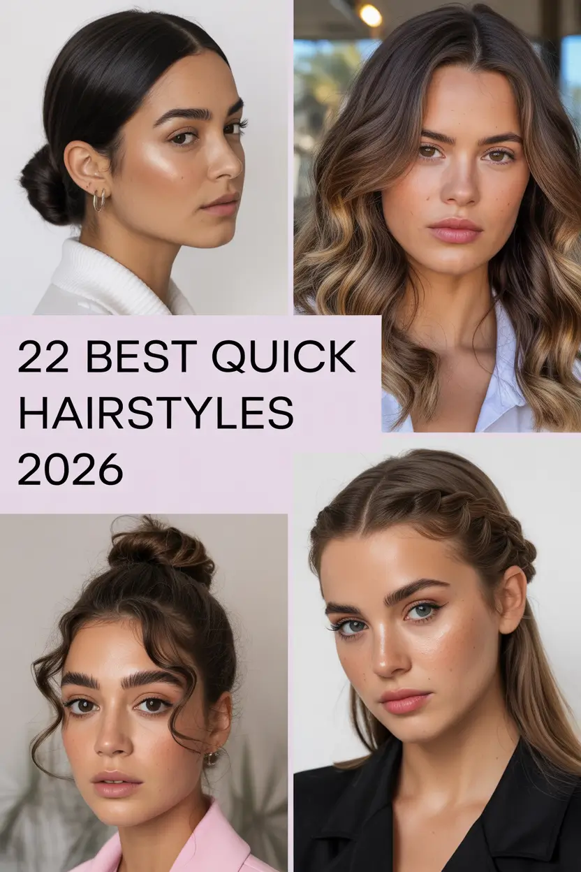 Best Quick Hairstyles 2026 – Fresh Ideas for Every Hair Length and Style