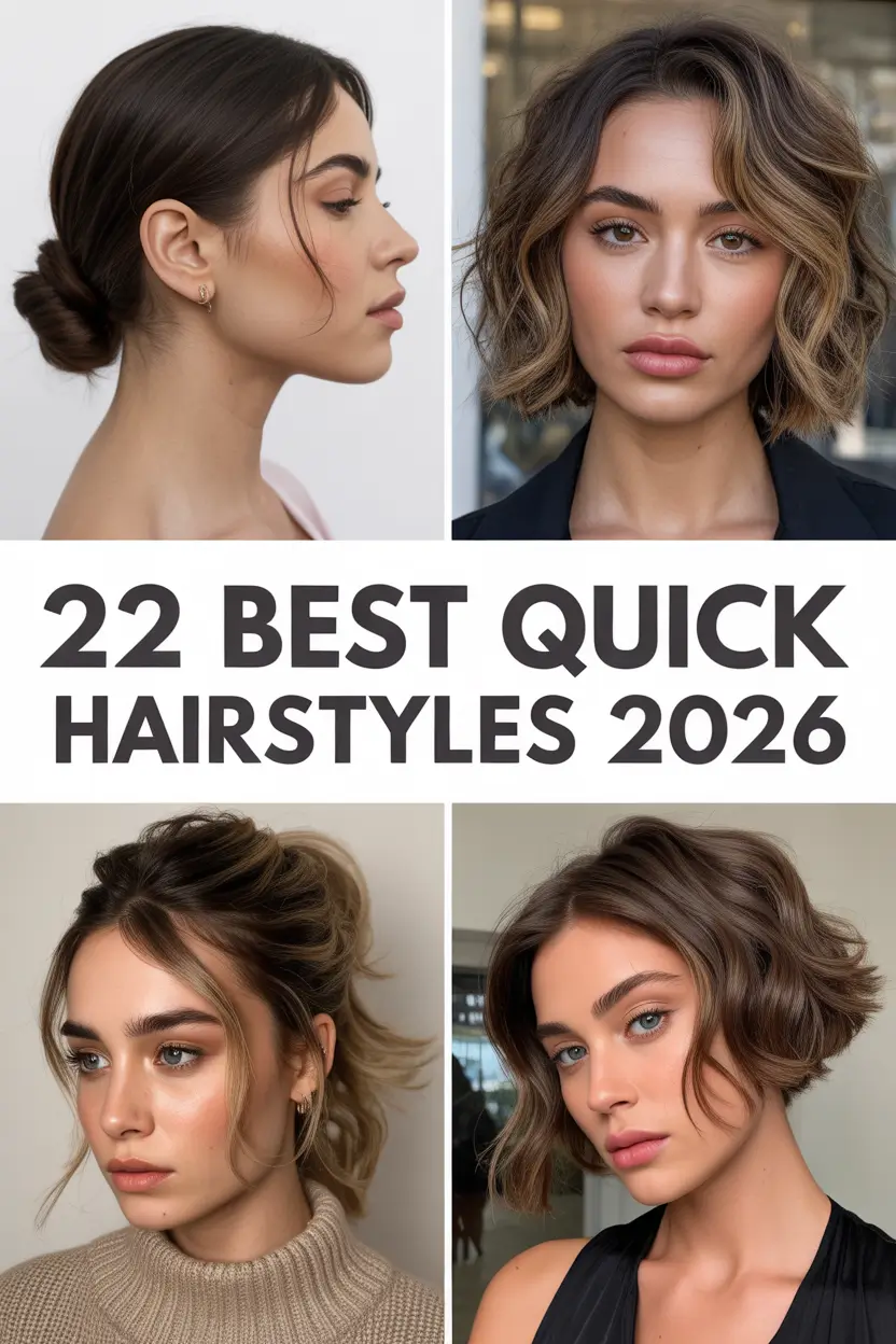 Best Quick Hairstyles 2026 – Fresh Ideas for Every Hair Length and Style