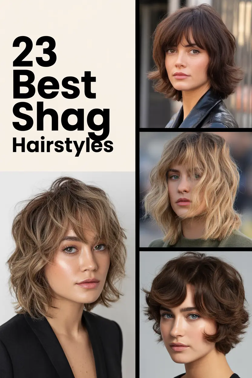 Best Shag Hairstyles 2026 – Fresh Layered Cuts for Every Hair Type