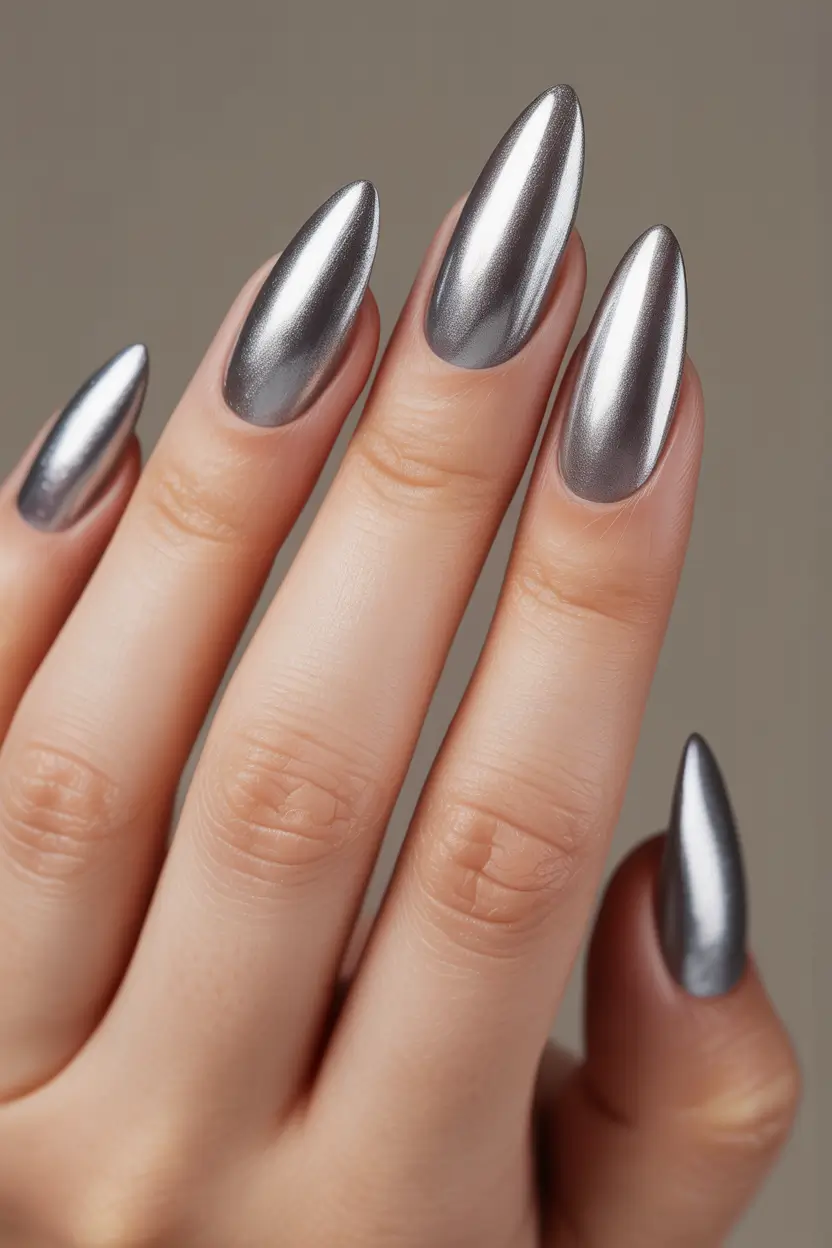 Topic (main keyword)+Liquid Metal Silver Shine