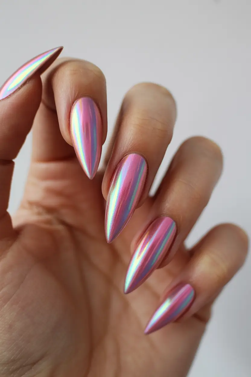 Topic (main keyword)+Holographic Pink Glow