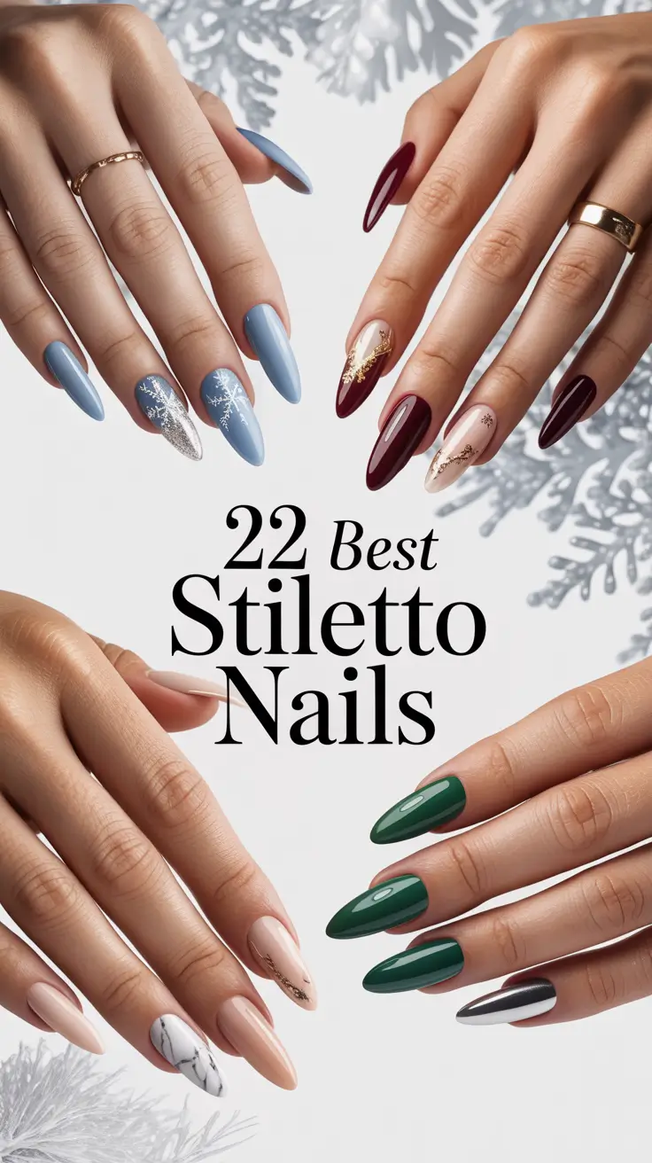 Best Stiletto Nails 2026 – Elegant Winter Designs Inspo