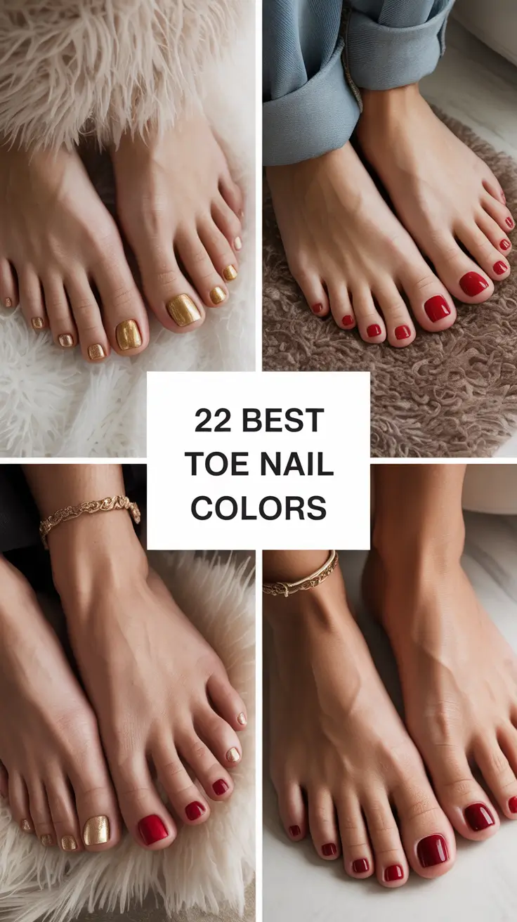Best Toe Nail Colors 2026 – Pretty Trendy Ideas for Every Season