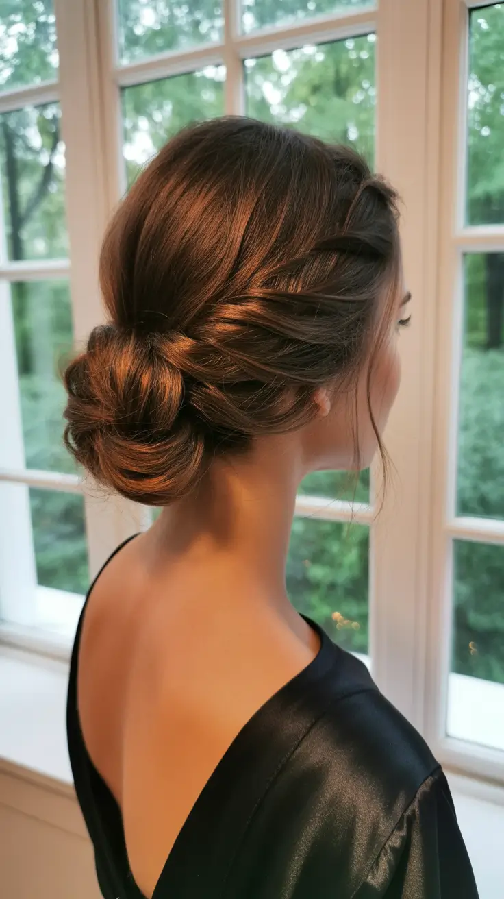 wedding hairstyles 2026 Romantic Twisted Knot