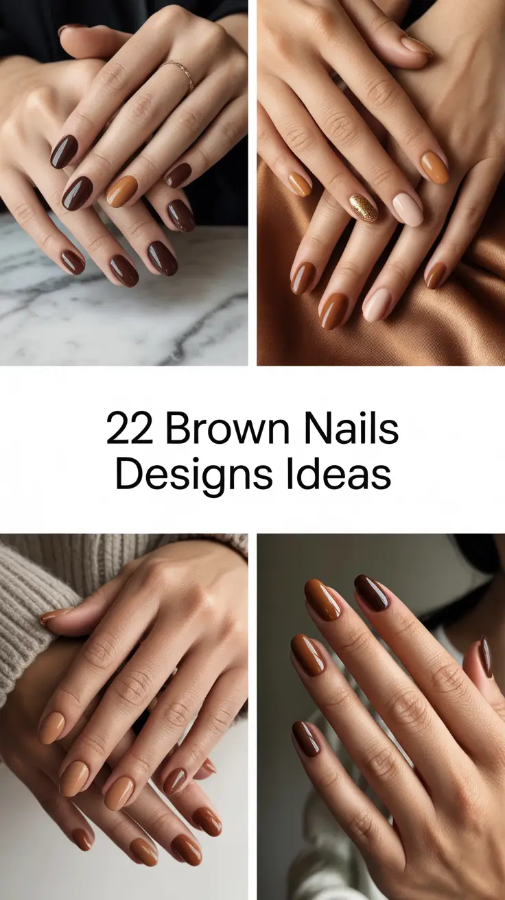 Brown Nails 2026 Designs Ideas That Are Trendy, Classy and Perfect for Every Season