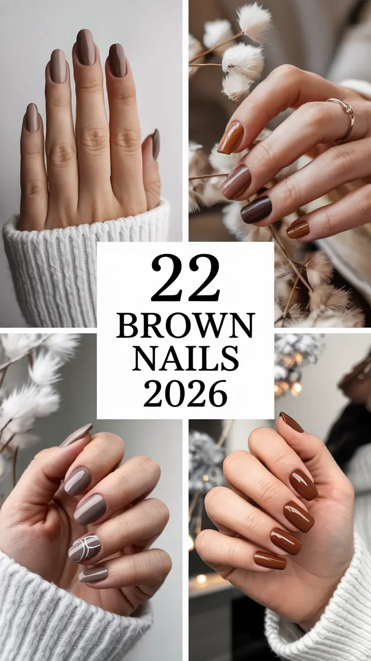 Brown Nails 2026 Designs Ideas That Are Trendy, Classy and Perfect for Every Season