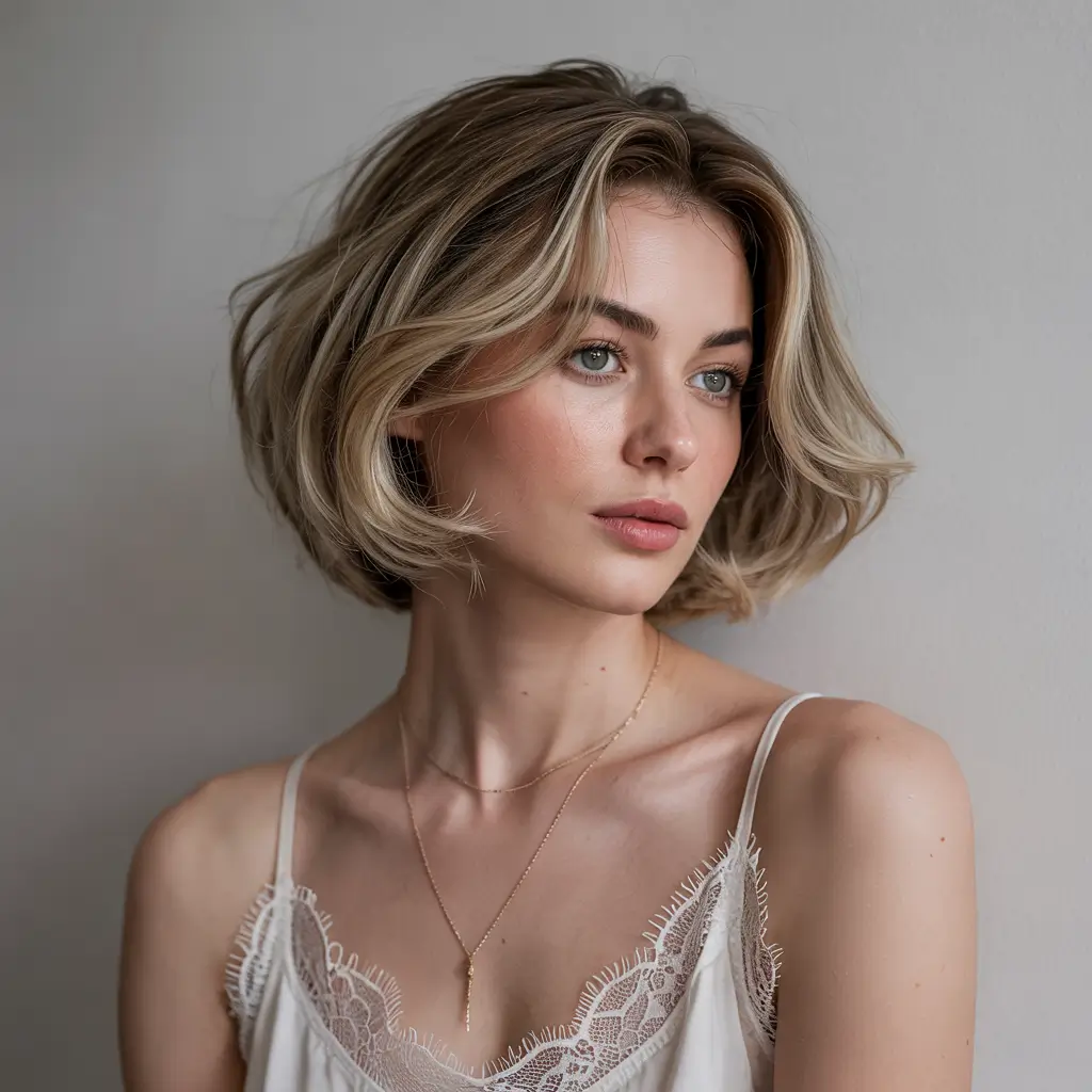 short hairstyles for women Golden Silk Bob