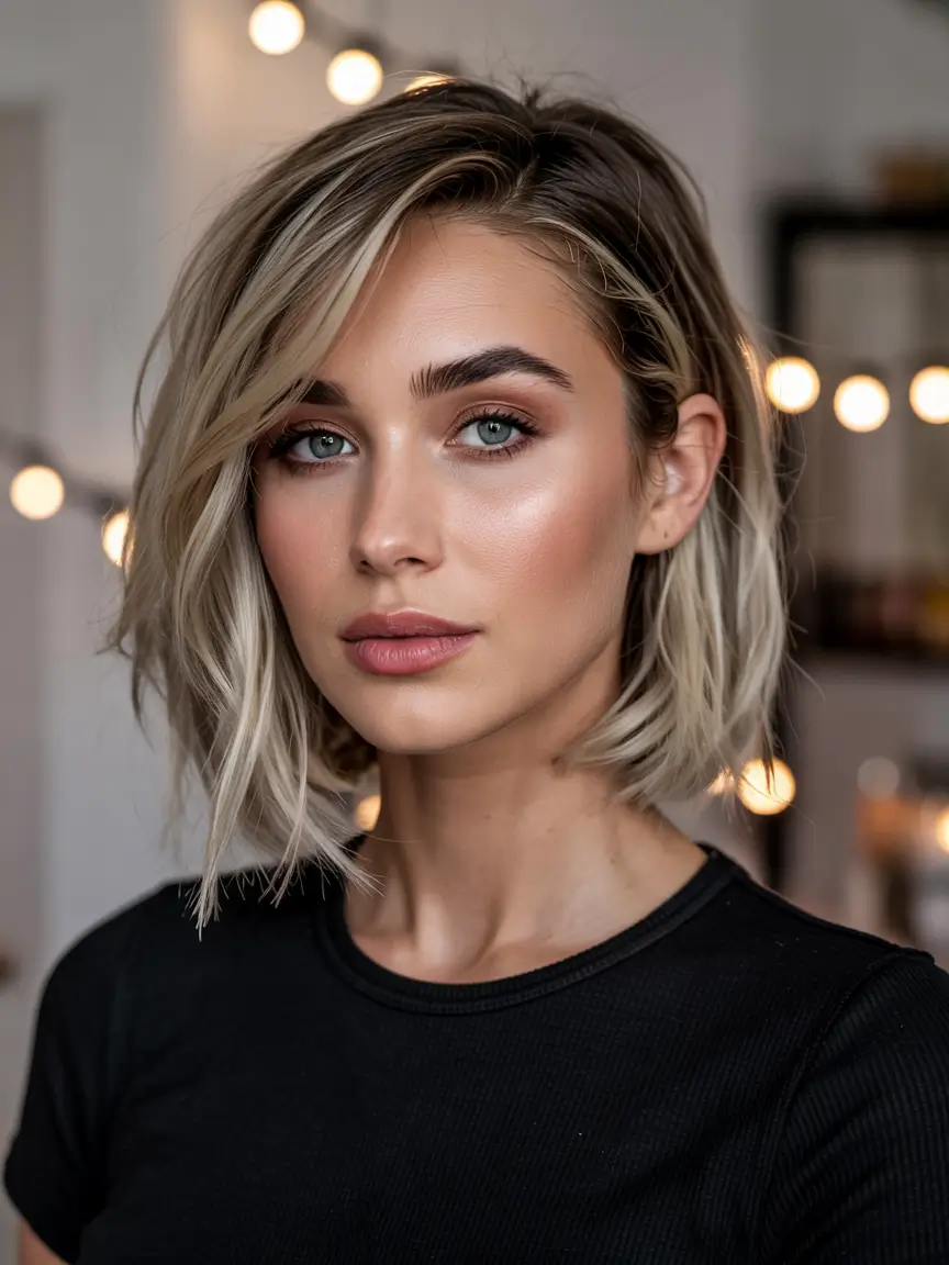short hairstyles for women Soft Blonde Bob