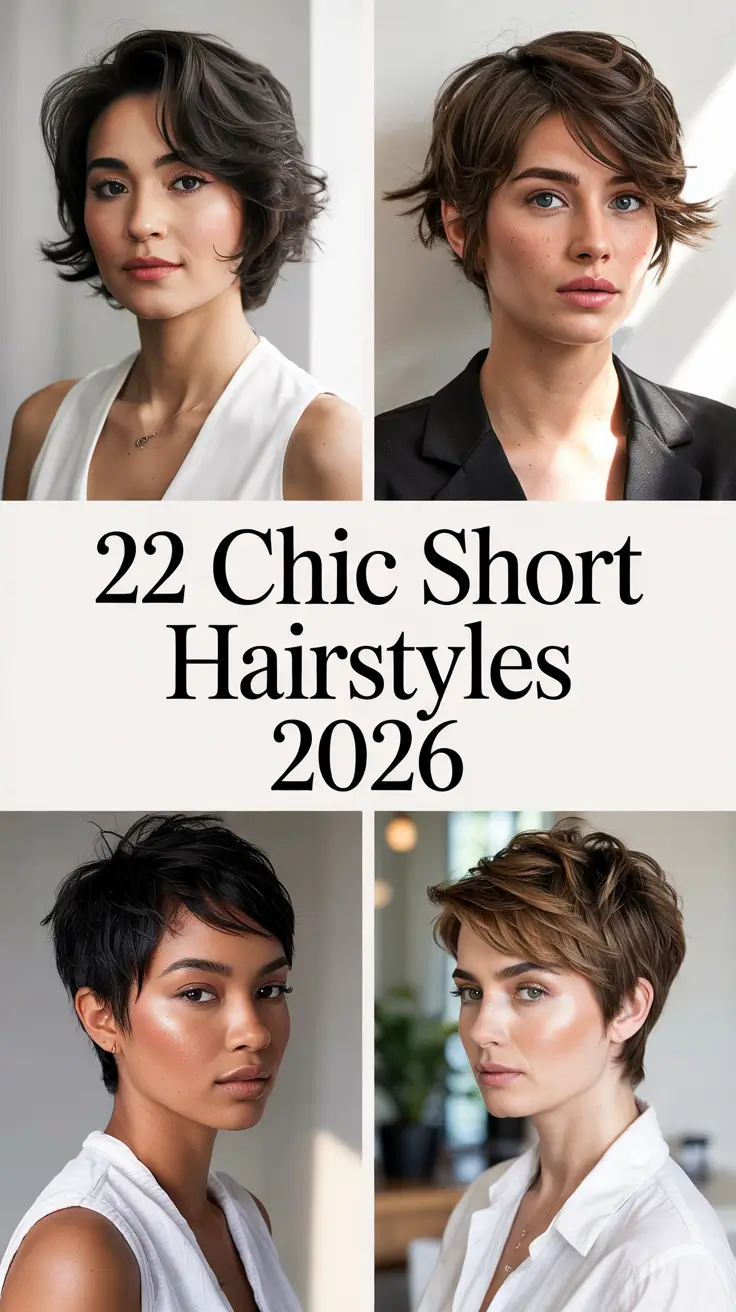 Chic Short Hairstyles 2026 for Women That Define Effortless Elegance and Fresh Style