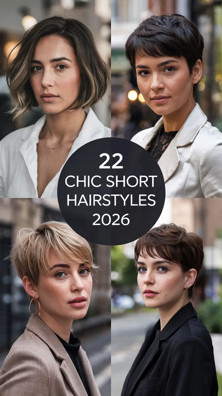 Chic Short Hairstyles 2026 for Women That Define Effortless Elegance and Fresh Style