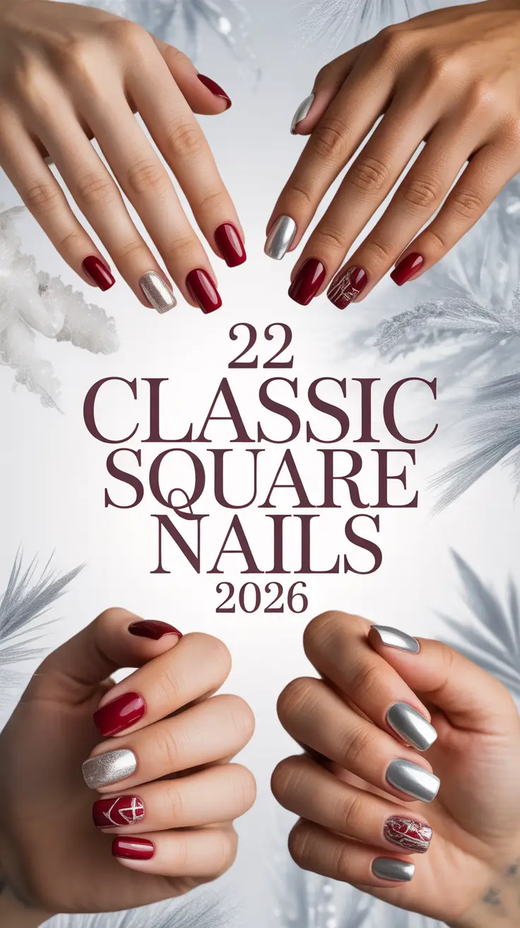 Classic Square Nails 2026 The Most Elegant Designs Trending Now