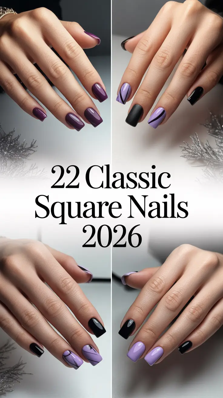 Classic Square Nails 2026 The Most Elegant Designs Trending Now