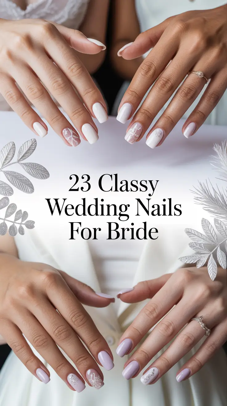 Classy Wedding Nails for Bride 2026 – Elegant Inspo for a Timeless Bridal Look