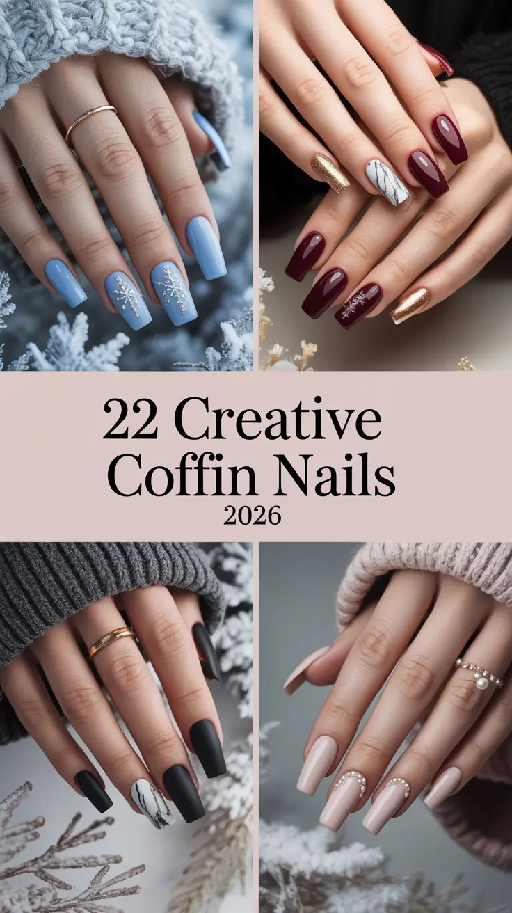 Creative Coffin Nails 2026 – Fresh Ideas and Stunning Designs for Every Season