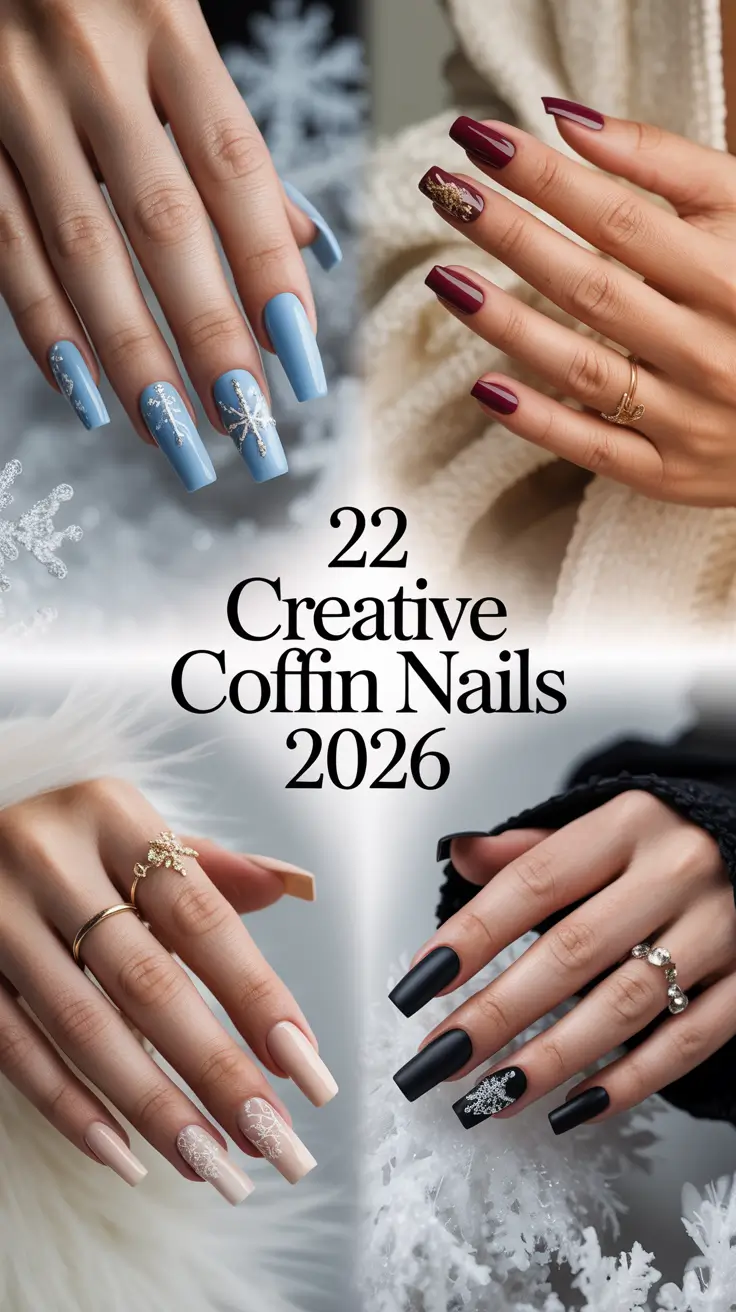 Creative Coffin Nails 2026 – Fresh Ideas and Stunning Designs for Every Season