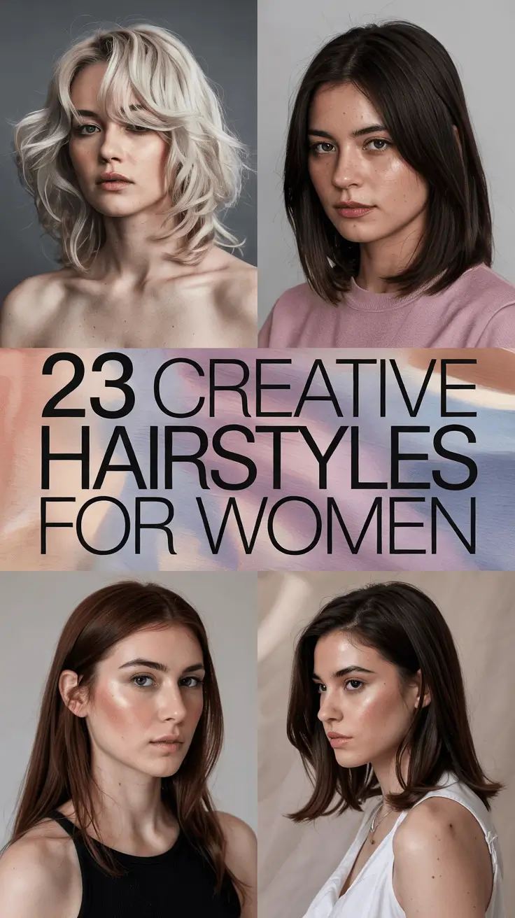 Creative Hairstyles for Women 2026 – Inspiring Haircut and Color Trends You’ll Fall in Love With