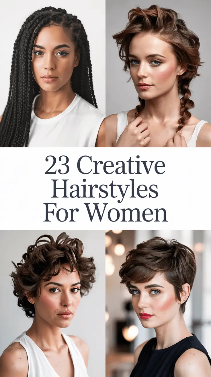 Creative Hairstyles for Women 2026 – Inspiring Haircut and Color Trends You’ll Fall in Love With
